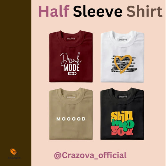 Pack of 4 Printed Tees