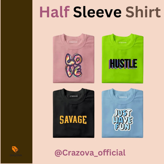 Pack of 4 Printed Tees