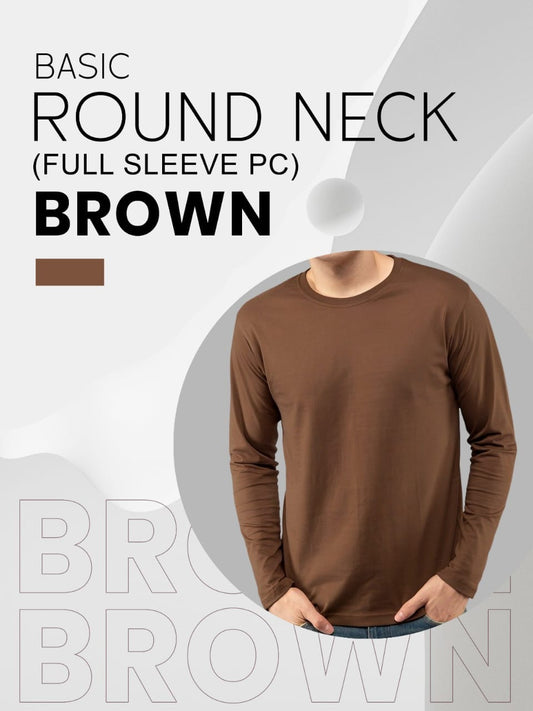 Unisex Coffee Full Sleeves T-shirts