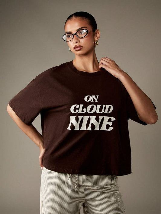 ON GLOUD NINE Oversized T-Shirts