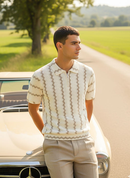 Texture Polo T-Shirts