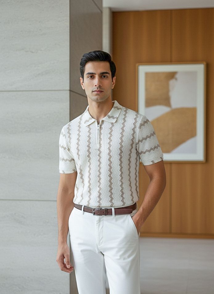 Texture Polo T-Shirts