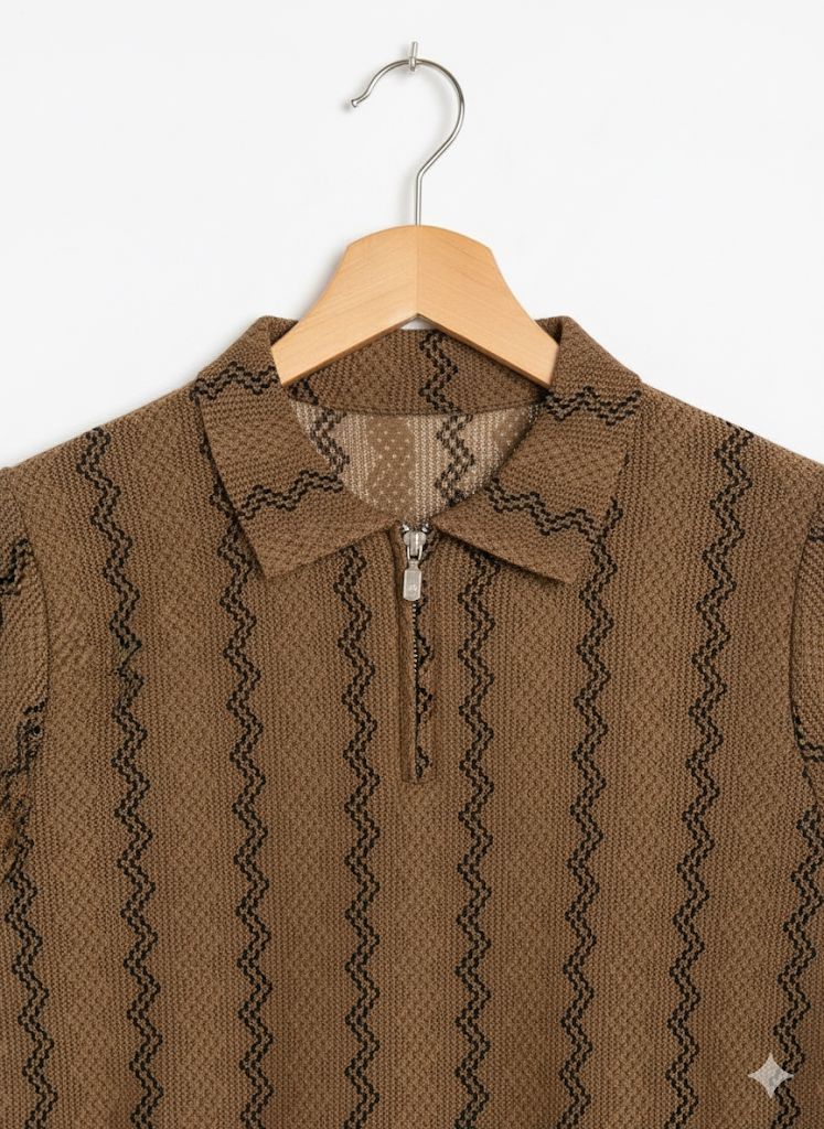 Texture Polo T-Shirt