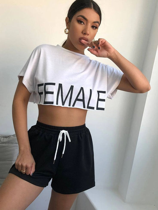 FEMALE Crop Tee