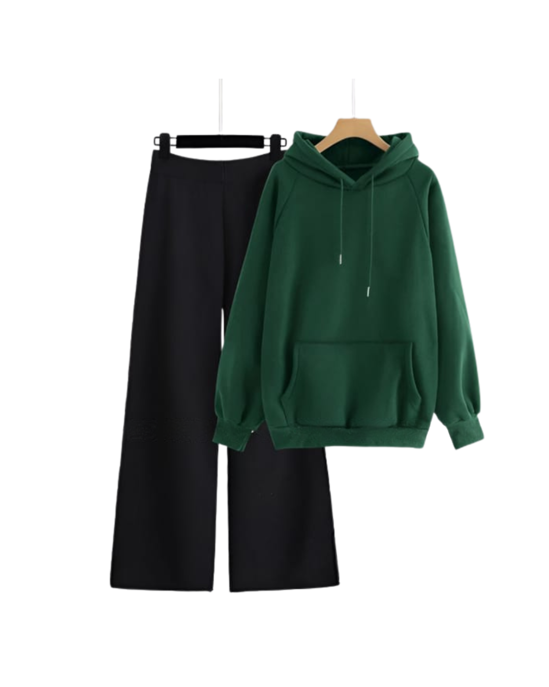 Plain Hoodie And Flapper