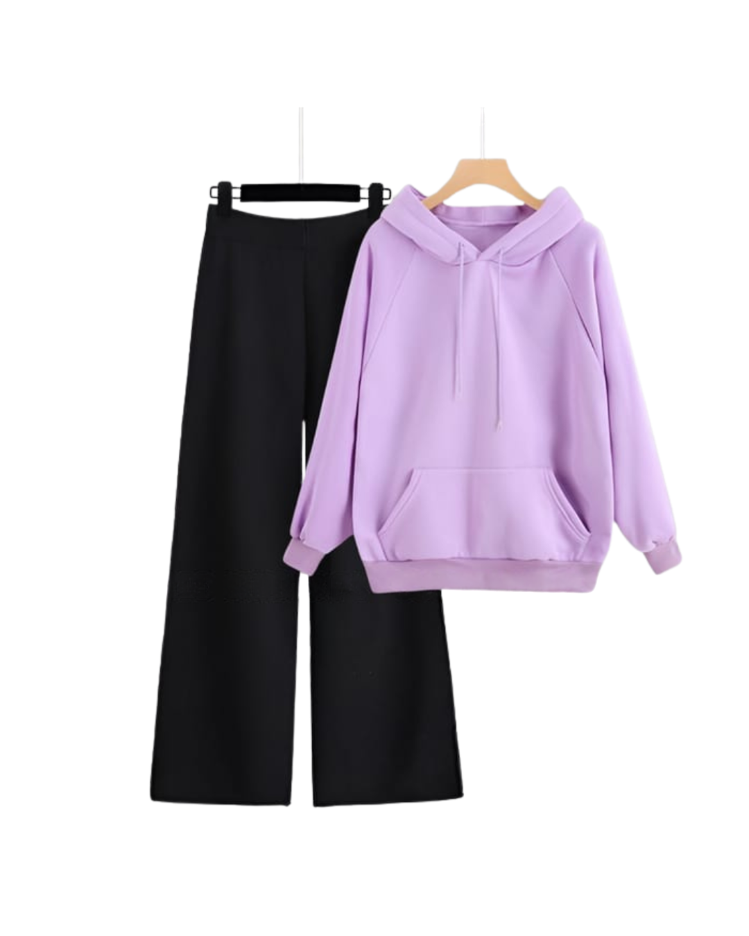 Plain Hoodie And Flapper